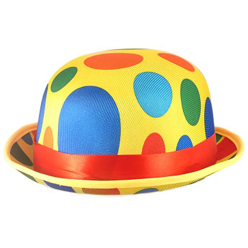 Clown Bowler Hat