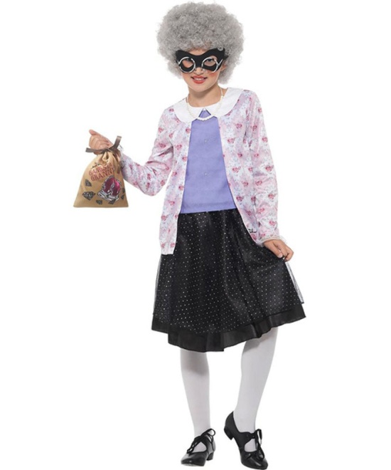 Deluxe Gangsta Granny Costume