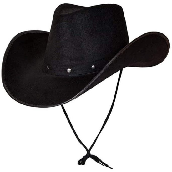 Texan Cowboy Hat -Black