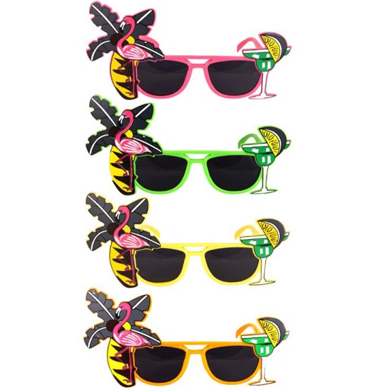 Neon Flamingo Glasses