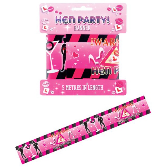 Hen Party Warning Tape