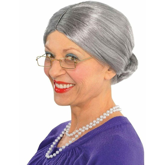 Granny Bun Wig