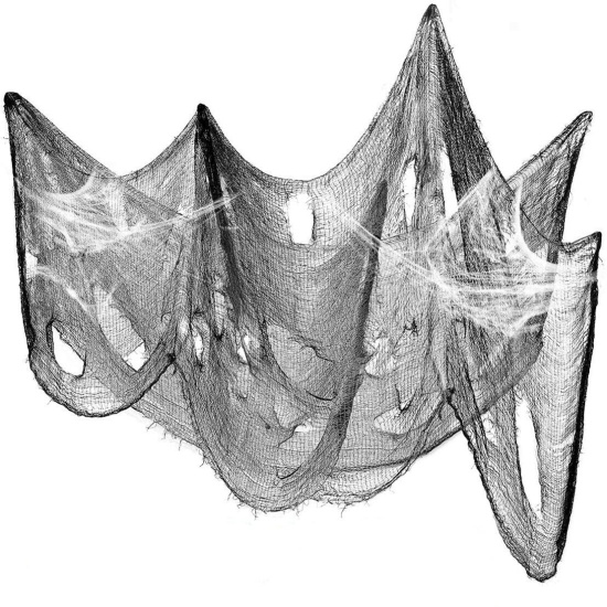 Creepy Cloth & Spider Web Set