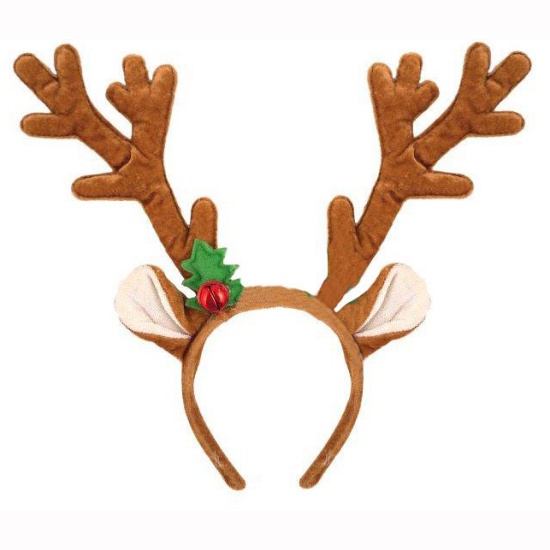 Reindeer Antlers with Bell