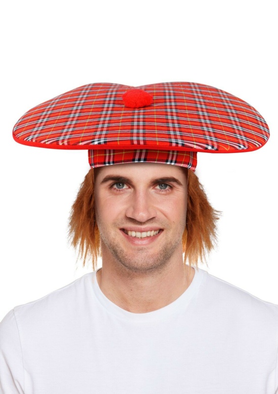 Jumbo Scottish Hat with Hair