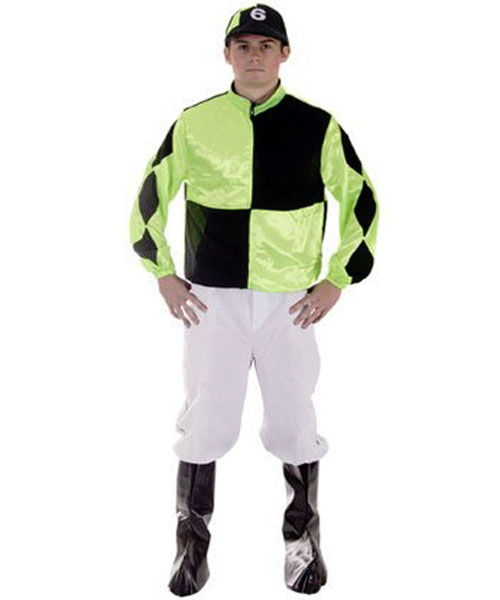 Jockey Costume (Green & Black)