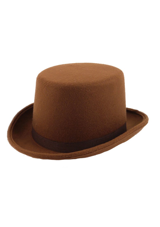 Brown Felt Top Hat (Child)