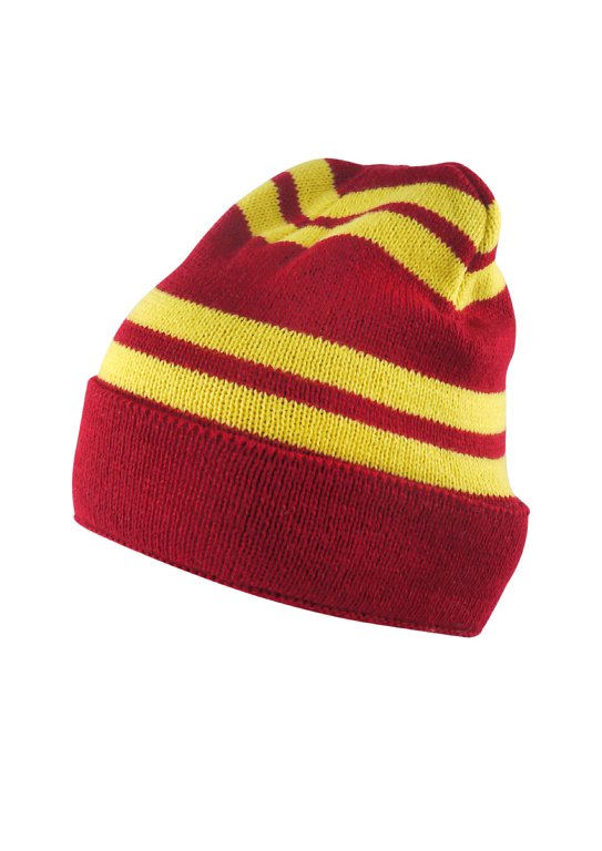 Wizard Red and Gold Beanie Hat (Adult)