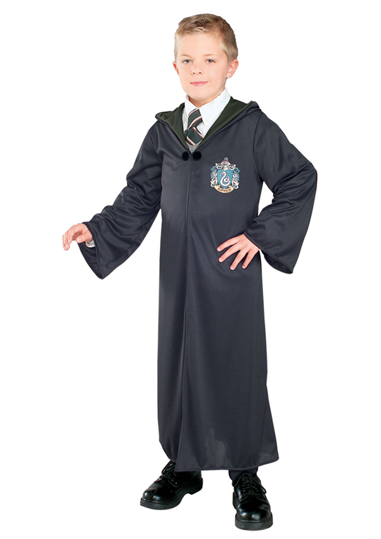 Kids Harry Potter Slytherin Robe Costume