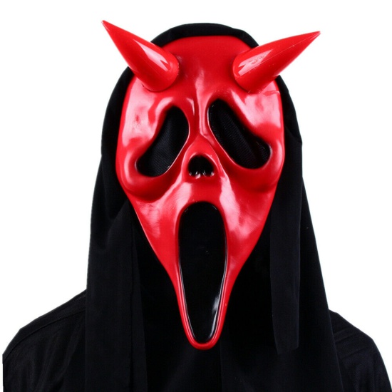 Scream Latex Mask - Red