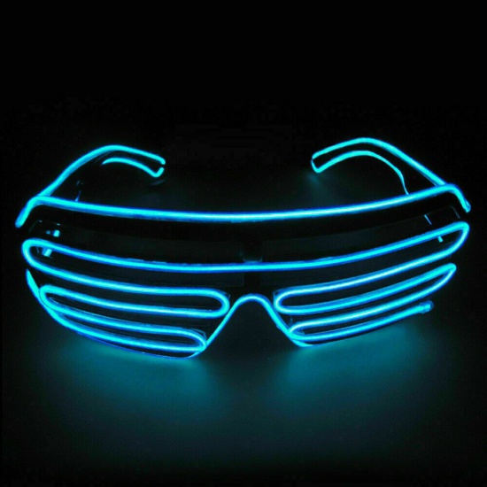 LED Shutter Glasses - Blue