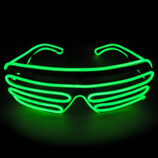 LED Shutter Glasses - Green