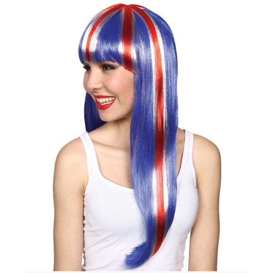 Union Jack Wig - Long