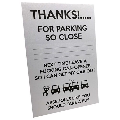 Parking Memo Pad