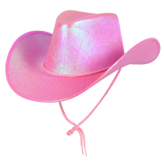 Pink Iridescent Cowboy Hat