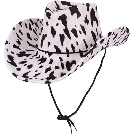 Cowprint Cowboy Hat