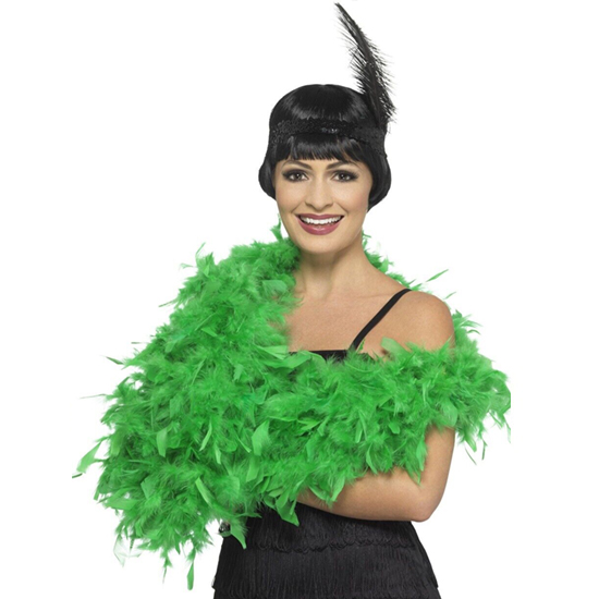 Feather Boa - Lime Green