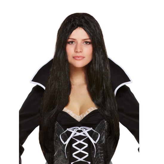 Long Black Witch Wig