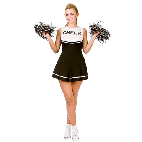 High School Cheerleader (Black)