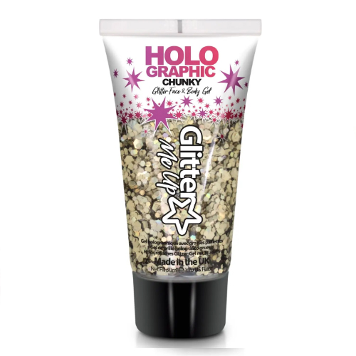 Holographic Chunky Glitter Gel - Golden Girl 50ml