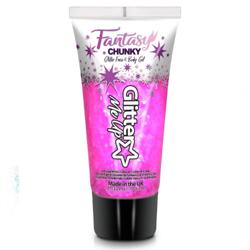 Fantasy Iridescent Chunky Glitter Gel - Flamingo Fiesta 50ml