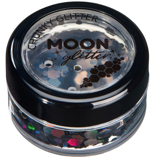 Holographic Chunky Glitter - Black