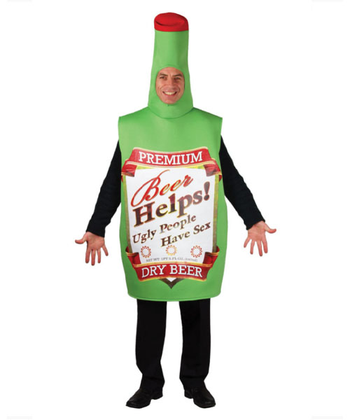 Green Beer Bottle Costume