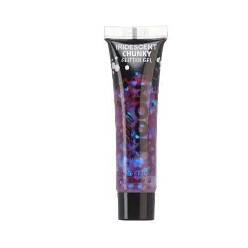 Iridescent Chunky Glitter Gel - Purple 12ml