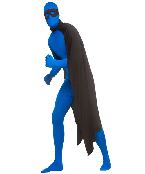 Long Super Hero Cape - Black