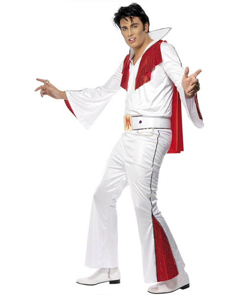 Elvis Costume - White & Red