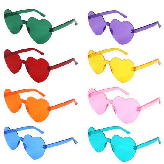 Frameless Heart Glasses
