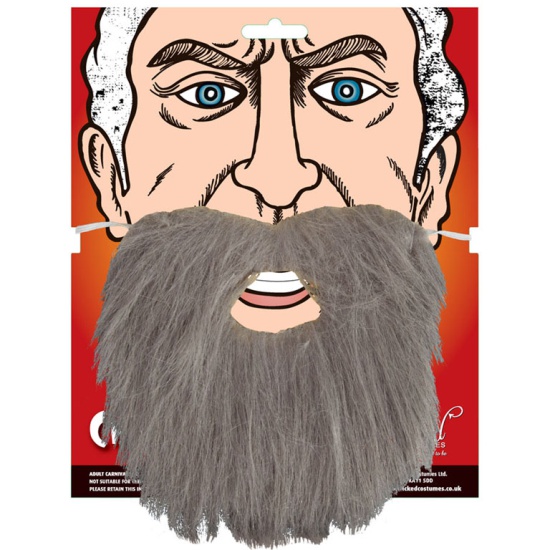 Mens beard - Grey