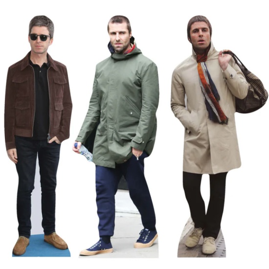 Gallagher Brother 30cm Cardboard Cutout 3 Pack 