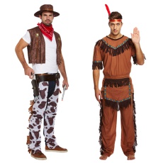 Men's Cowboy & Indian Costumes